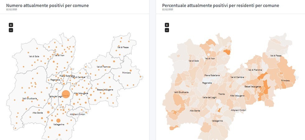 Coronavirus in Trentino, altri 7 positivi a Mezzano e 6 a Imer